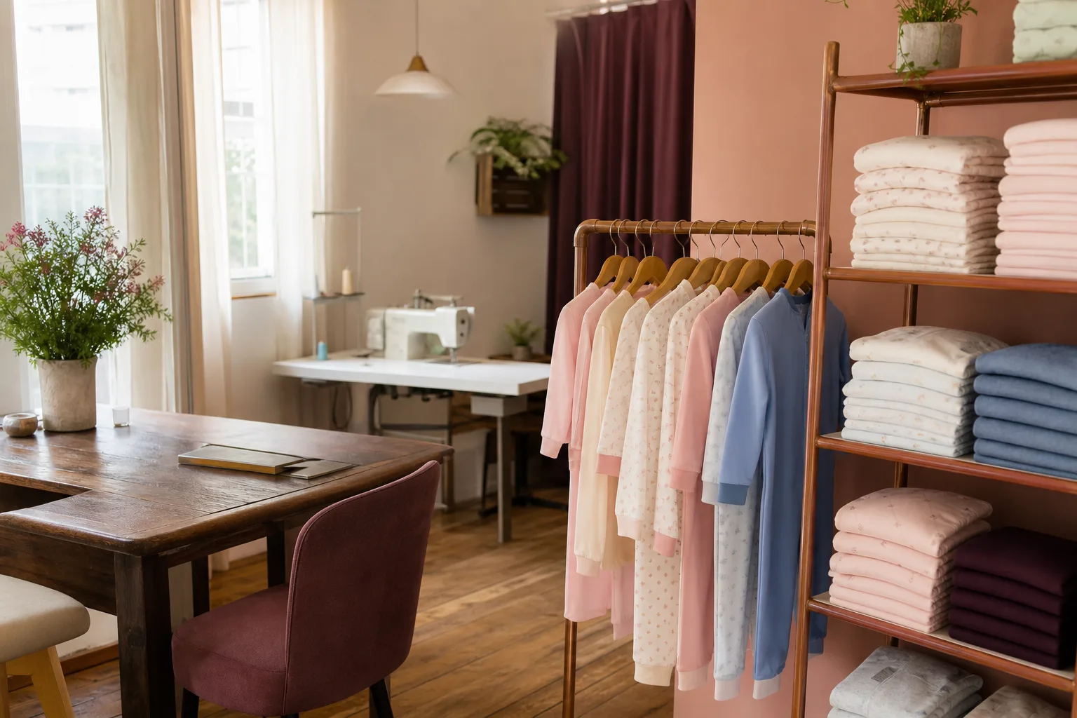 Atelier local de confecção de pijamas em Curitiba