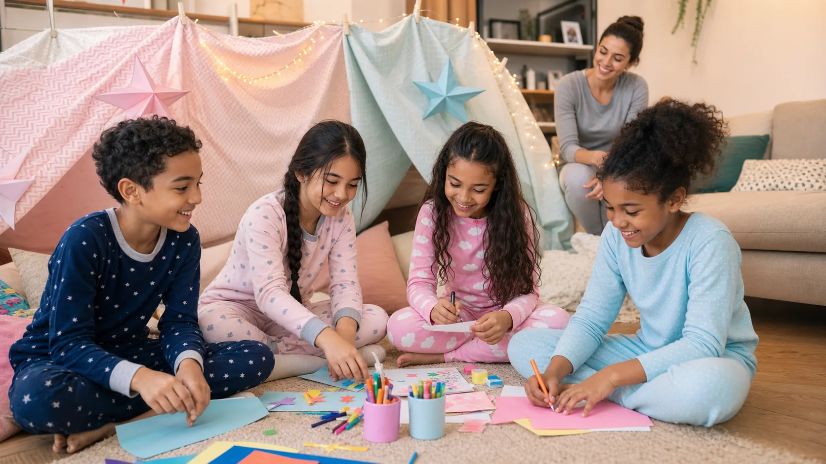 15 Ideias para Festa do Pijama Infantil Simples em Casa