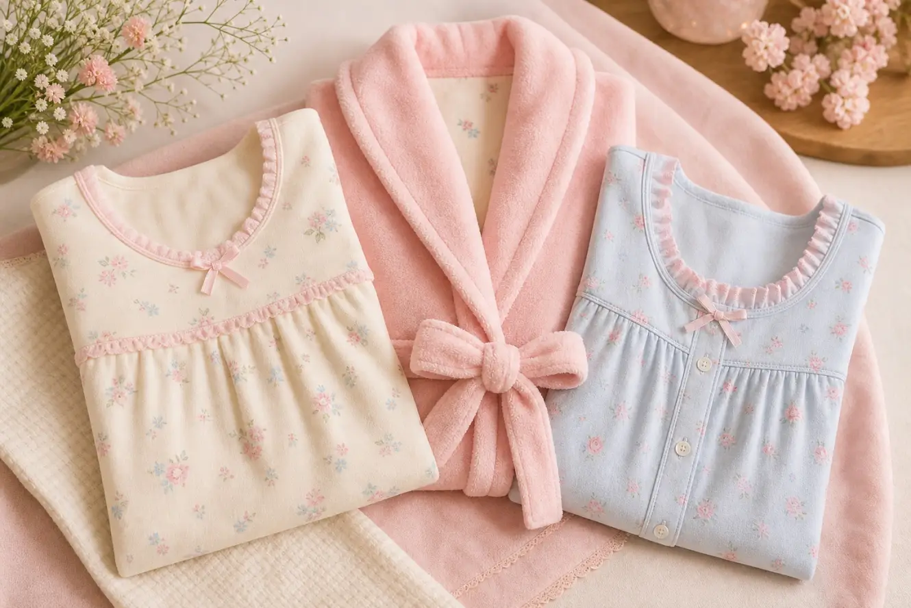 Camisola e pijama feminino da Eutuxia