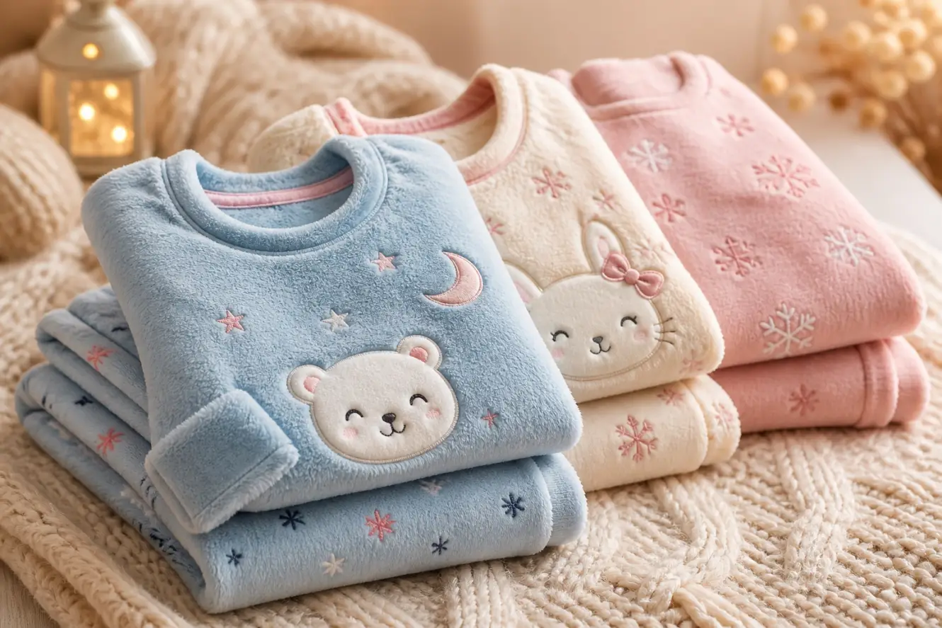Pijama de inverno quentinho da Eutuxia