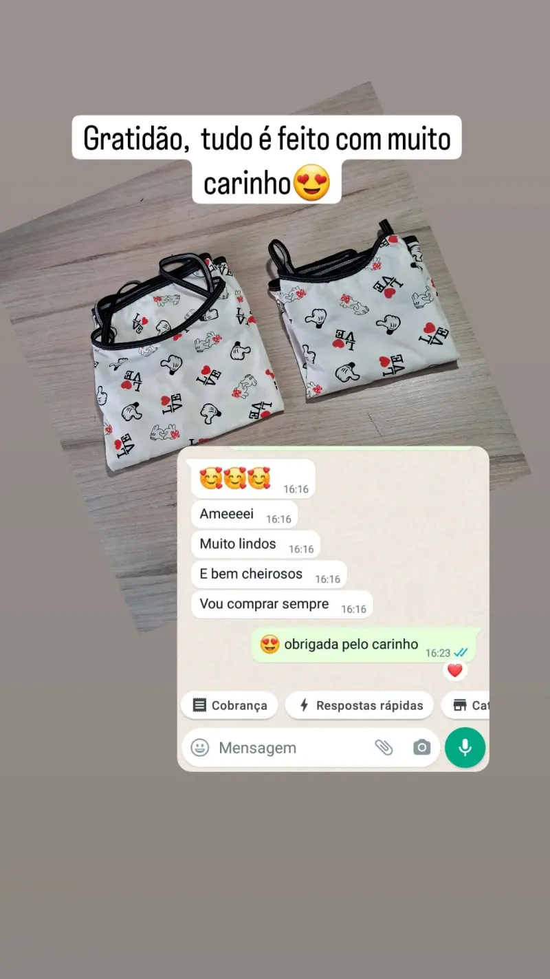 Cliente compartilhou: Ameeeei, muito lindos e bem cheirosos