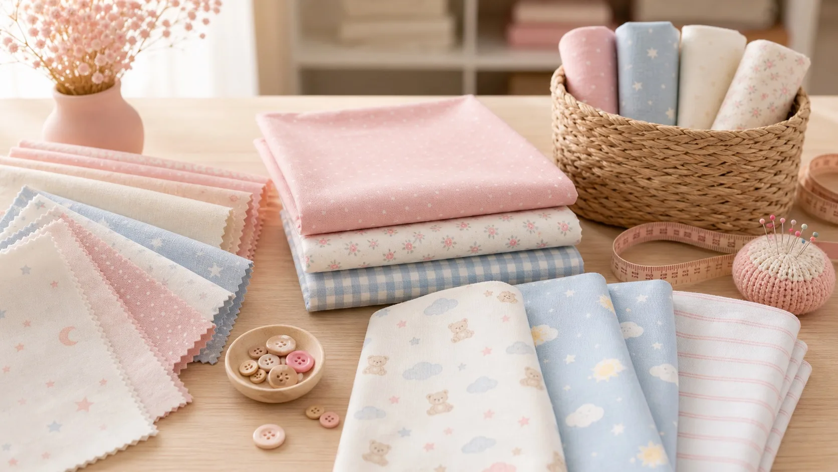 Tecidos preparados para a confecção de pijamas